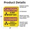 Signmission Radiation & Laser Sign, 5 in H x 3.5 in W, Vinyl Decal, Rectangle OS-2PACK-CR-D-35-L-10199 - alternate 3